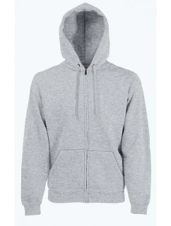 Premium Hooded Sweat Jacket Mikina s kapucí model 22454815 heather grey - Fruit of the Loom