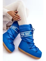 Dámské vysoké sněhule modré model 21637563 - Boto Dámské vysoké sněhule modré model 21637563 - Boto