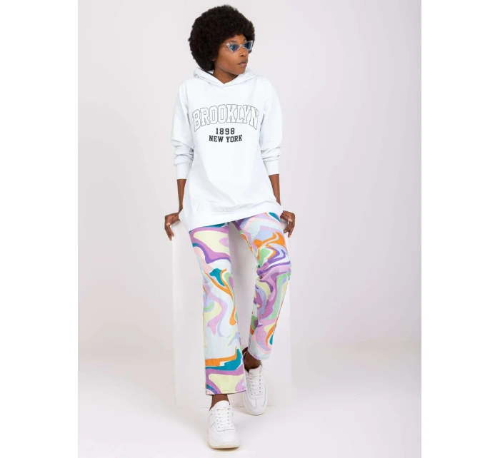 Dámská mikina-DHJ-BL-15658.35-bílá