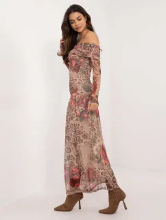 Šaty DHJ SK 18702 1.13P béžové