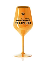 KDYŽ oranžová nerozbitná sklenice na víno 470 ml model 21865041 - Giftela KDYŽ oranžová nerozbitná sklenice na víno 470 ml model 21865041 - Giftela