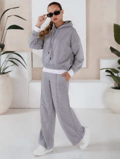 Dámská tepláková souprava SANELIS šedá FashionStreet AY0986