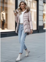 Dámská zimní bunda s kapucí WINTERCHIC růžová FashionStreet TY4441z Dámská zimní bunda s kapucí WINTERCHIC růžová FashionStreet TY4441z