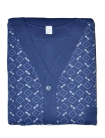 Pánské rozepínací pyžamo Gucio dł/r M-2XL