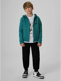 Chlapecké teplákové kalhoty typu jogger model 22369507 - 4F
