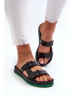 Dámské Sandály Na Ploché Podrážce model 21661889 Černé - Zaxy