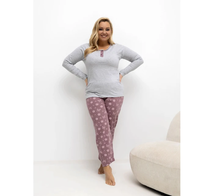 DU PI pyžamo FP 500.25 šedé DU PI pyžamo FP 500.25 šedé