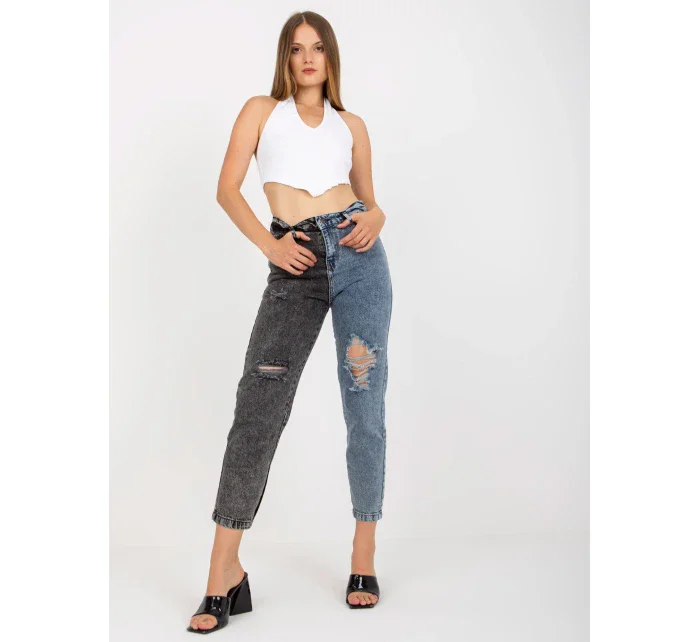 Džíny RO SP PNT 01 1.70 černá a modrá