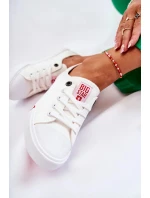 Dámské tenisky Big Star - bílé/červené