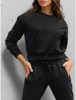 Dámská klasická černá mikina FashionStreet BY1526