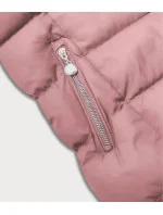 Růžová péřová dámská vesta (5M719-46) Růžová péřová dámská vesta (5M719-46)