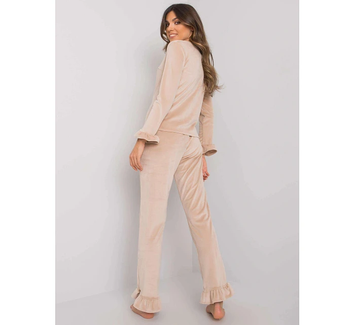 Damska z rękawem Goodlookin beżowa model 21935941 - Factory Price