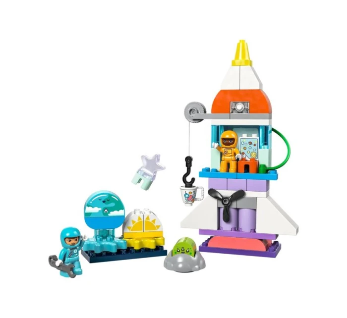 LEGO DUPLO 10422 Dobrodružství raketoplánu 3 v 1