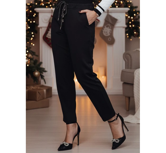 Dámské oversize kalhoty NADIFORMAL chinos black FashionStreet UY2259