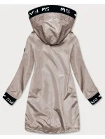 Tenká dámská bunda v barvě s ozdobnou lemovkou model 18019118 - S'WEST Tenká dámská bunda v barvě s ozdobnou lemovkou model 18019118 - S'WEST