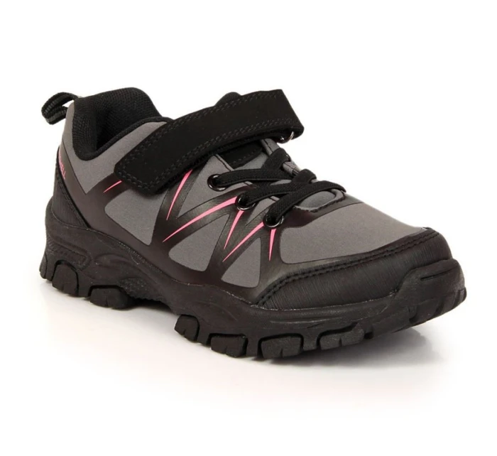 American Club Jr AM902A šedé trekové boty na suchý zip