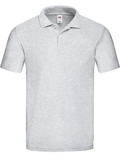 Original Polo Pánské piqué polo model 22449678 heather grey - Fruit of the Loom