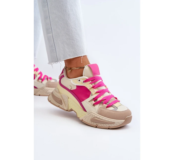 Dámská módní šněrovací sportovní obuv model 21652286 - Boto Dámská módní šněrovací sportovní obuv model 21652286 - Boto