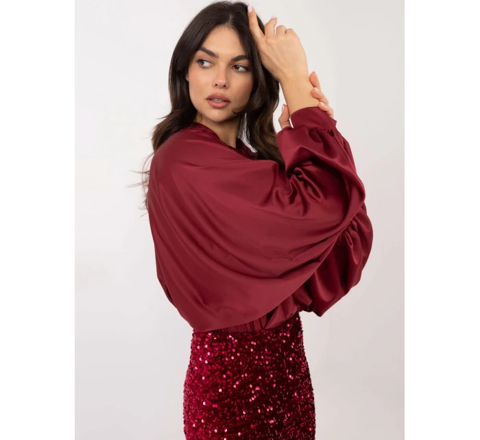 Košile DHJ KS model 21485643 bordó - FPrice