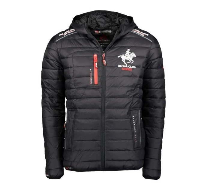 Pánská bunda WY6357H Černá vzor - Geographical Norway