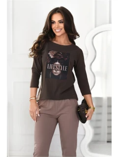 model 21483830 BLOUSE - OFF PINK