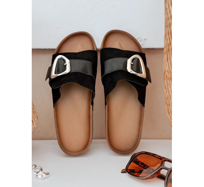 NOLVINA dámské žabky černé FashionStreet ZY0982