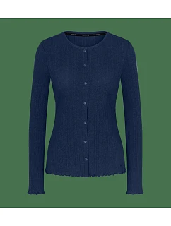 Versatile Rib Cardigan LSL - Blue - TRIUMPH Blue - TRIUMPH