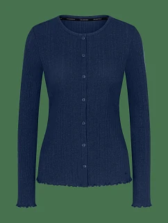 model 22297497 Rib Cardigan LSL Blue  Blue - Triumph