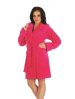 Dámský župan De Lafense 806 Krátký, kapuce