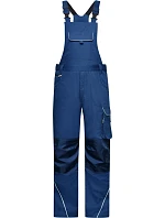 Daiber JN 879 (42-60) Pracovní kalhoty s laclem - Solid 02.879M dark royal