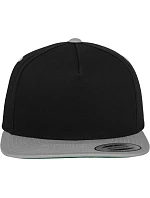 Flexfit 6007/6007T 5 panelová Snapback kšiltovka 55.6007 black/silver Flexfit 6007/6007T 5 panelová Snapback kšiltovka 55.6007 black/silver