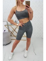 Sportovní set top + legíny černý Sportovní set top + legíny černý