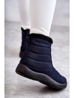 Dámské tmavě modré teplé sněhule model 21597977 - EVENTO Dámské tmavě modré teplé sněhule model 21597977 - EVENTO