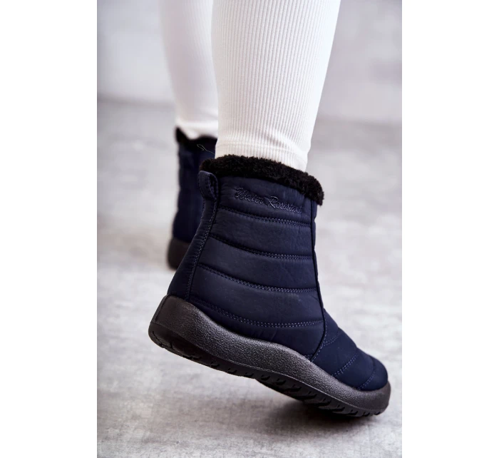 Dámské tmavě modré teplé sněhule model 21597977 - EVENTO Dámské tmavě modré teplé sněhule model 21597977 - EVENTO