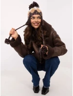 Czapka AT CZ model 20710276 brązowy - FPrice Czapka AT CZ model 20710276 brązowy - FPrice