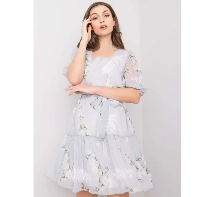 Šaty LK SK 508129.06X světle šedá