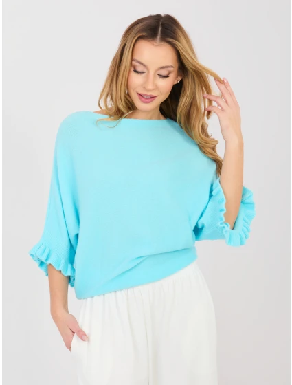 Jumper MI SW 3675.01P tyrkysový Jumper MI SW 3675.01P tyrkysový