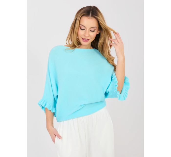 Sweter MI SW model 21937083 turkusowy - FPrice