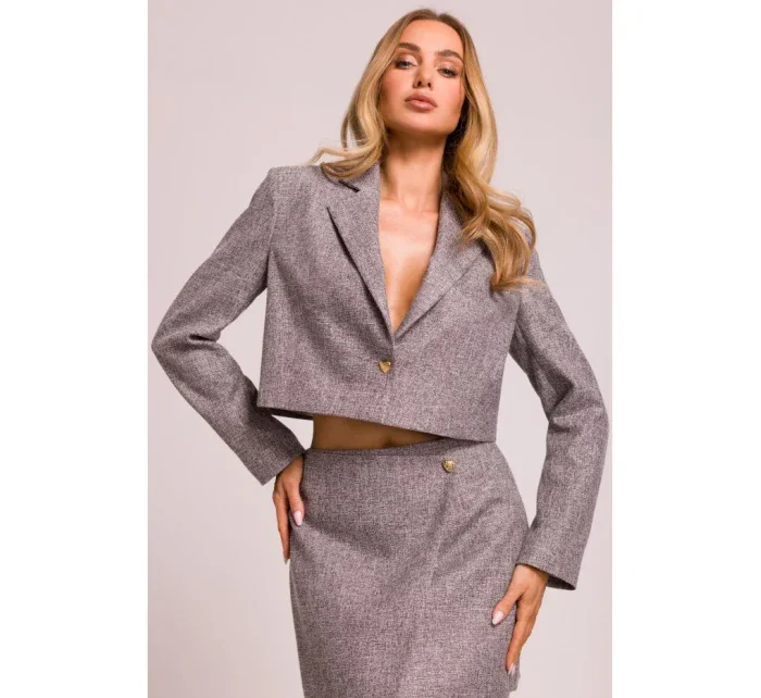 M853 Blejzr s oříznutým střihem - grafitový