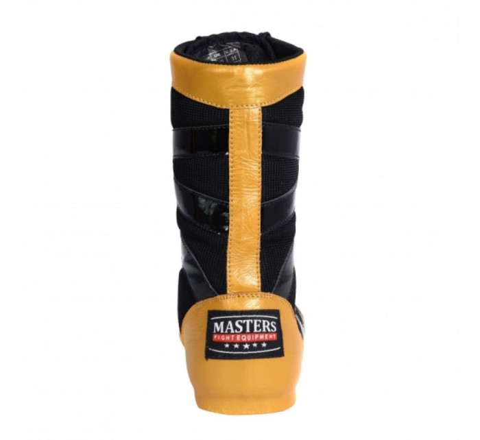 Pánské boxerské boty BB-Masters M 05125 Černá se žlutou - MASTERS