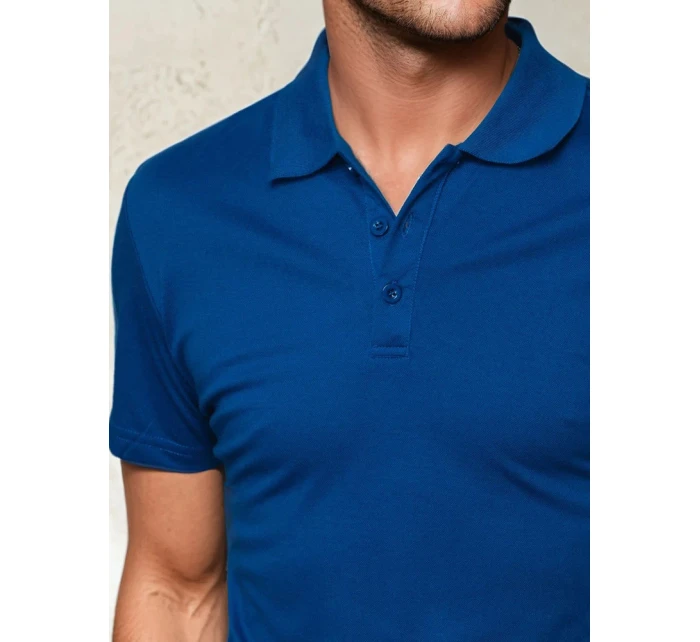 Pánské modré polo tričko Dstreet PX0551