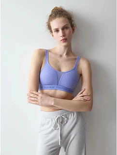 Dámská sportovní vyztužená podprsenka Triaction Energy Lite P EX - Jacaranda fialová - TRIUMPH