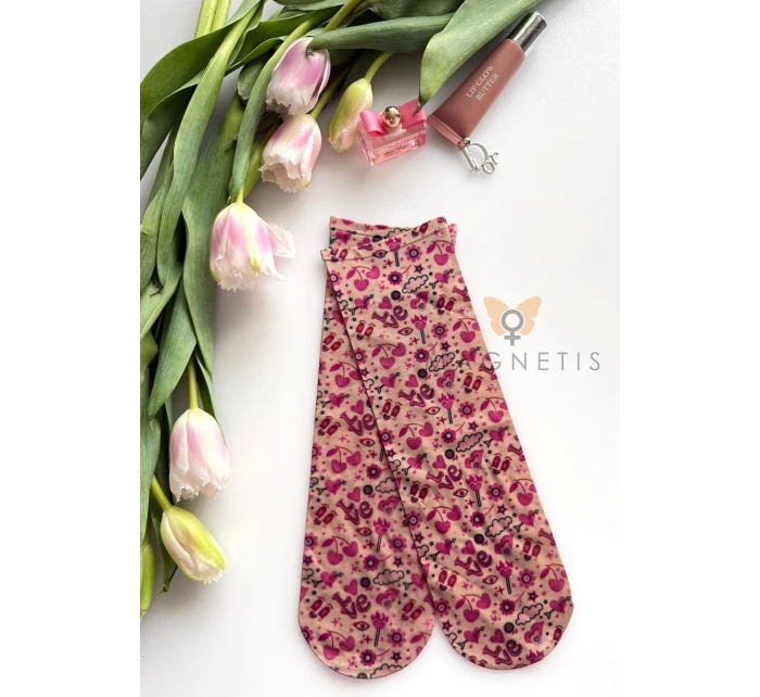 Dámské vzorované ponožky model 7465057 20 den - Magnetis Dámské vzorované ponožky model 7465057 20 den - Magnetis