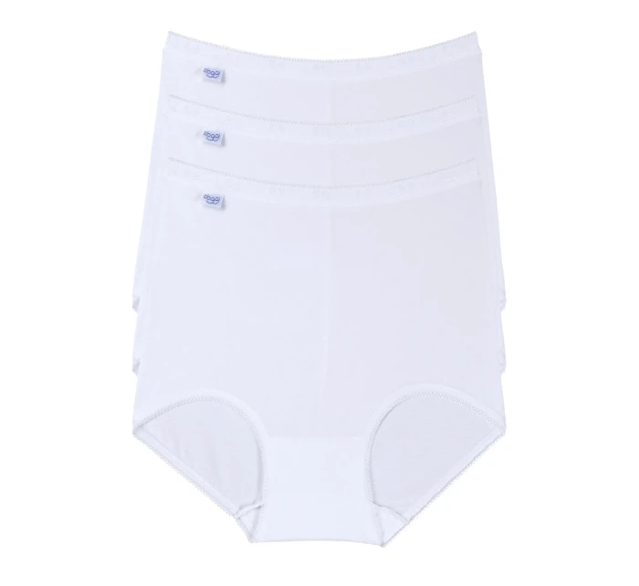 Dámské kalhotky 3 pack Basic maxi white - Sloggi Dámské kalhotky 3 pack Basic maxi white - Sloggi