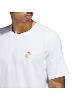 Stripe Spring Break Graphic Basketbalové tričko s krátkým rukávem M model 19583050 - ADIDAS