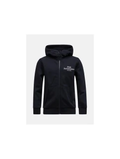 Peak Performance Jr Original Zip Hood Black