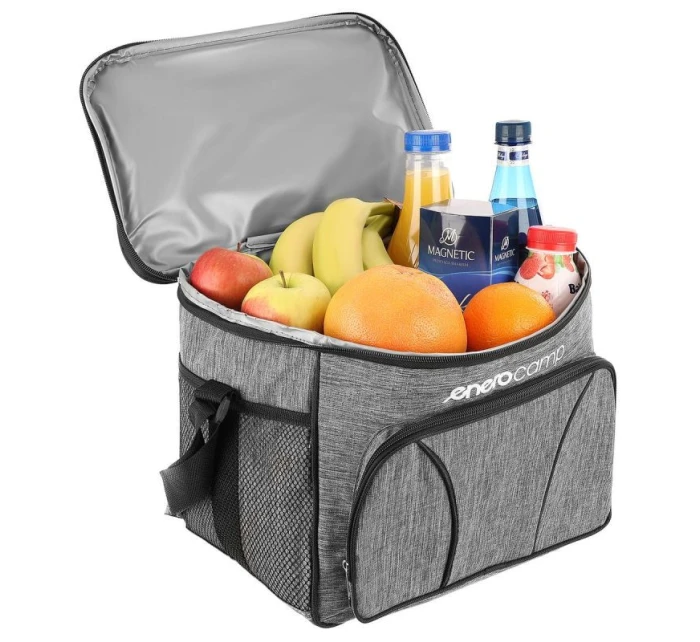 Termotaška 33x21x26CM šedá 18L ENERO CAMP Termotaška 33x21x26CM šedá 18L ENERO CAMP