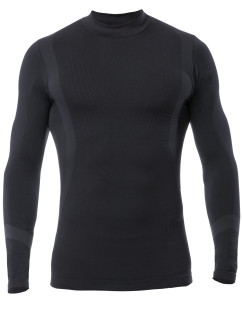 Pánské funkční triko s dlouhým rukávem model 15070687 Barva: Černá, Velikost: - IRON-IC
