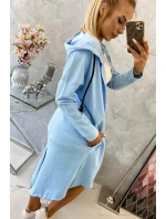 Delší zadní plášť modrý Delší zadní plášť modrý