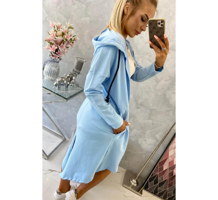 Delší zadní plášť modrý Delší zadní plášť modrý